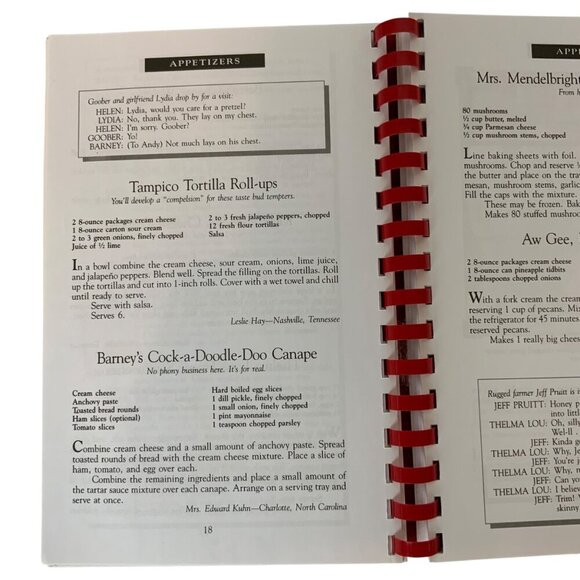 Aunt Bees Mayberry Cookbook by Ken Beck and Jim Clark Paperback 1991 Spiral - Picture 6 of 15